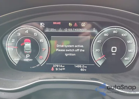 2023 Audi A5 Sportback Premium Plus 45 Tfsi S Line Quattro S Tronic z USA, uszkodzony, nr VIN WAUFACF55PA066816